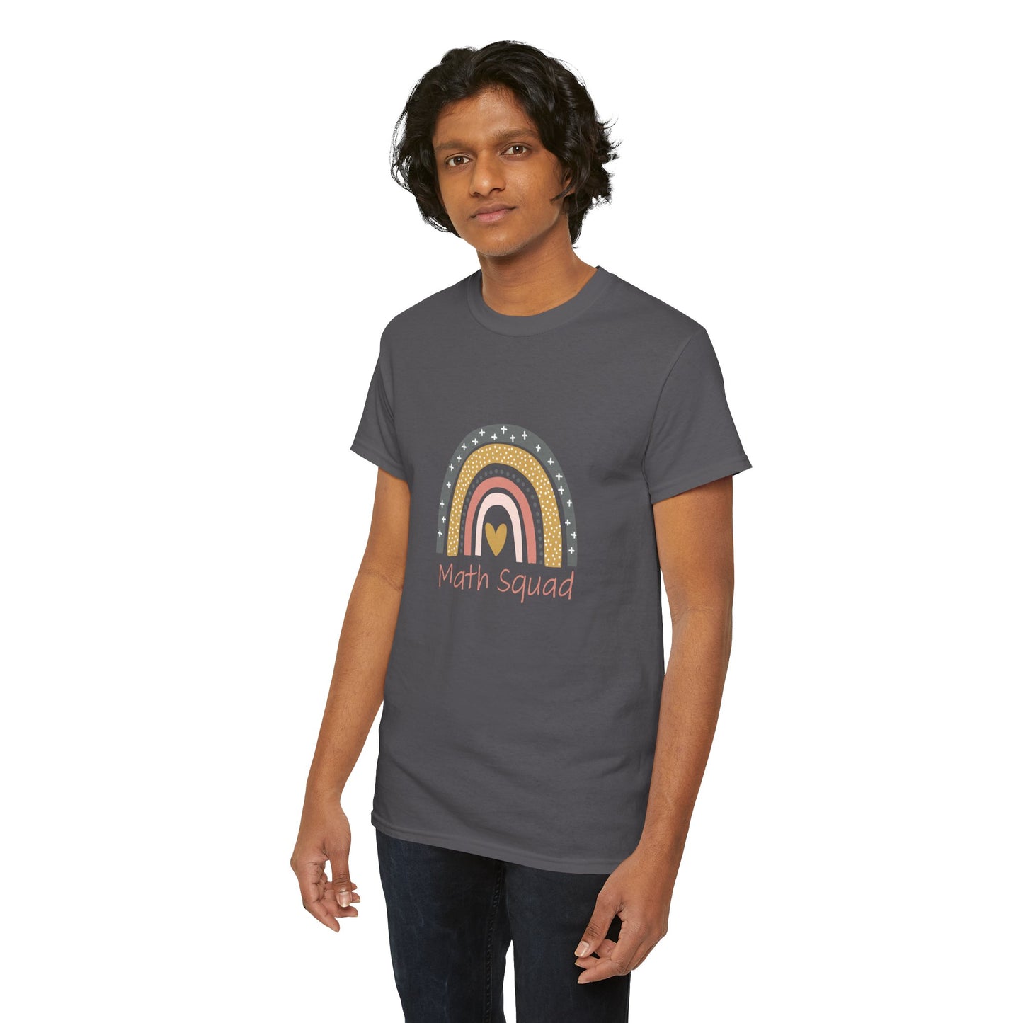 Math Squad Rainbow T‑Shirt — Cute Retro Teacher & Student Gift