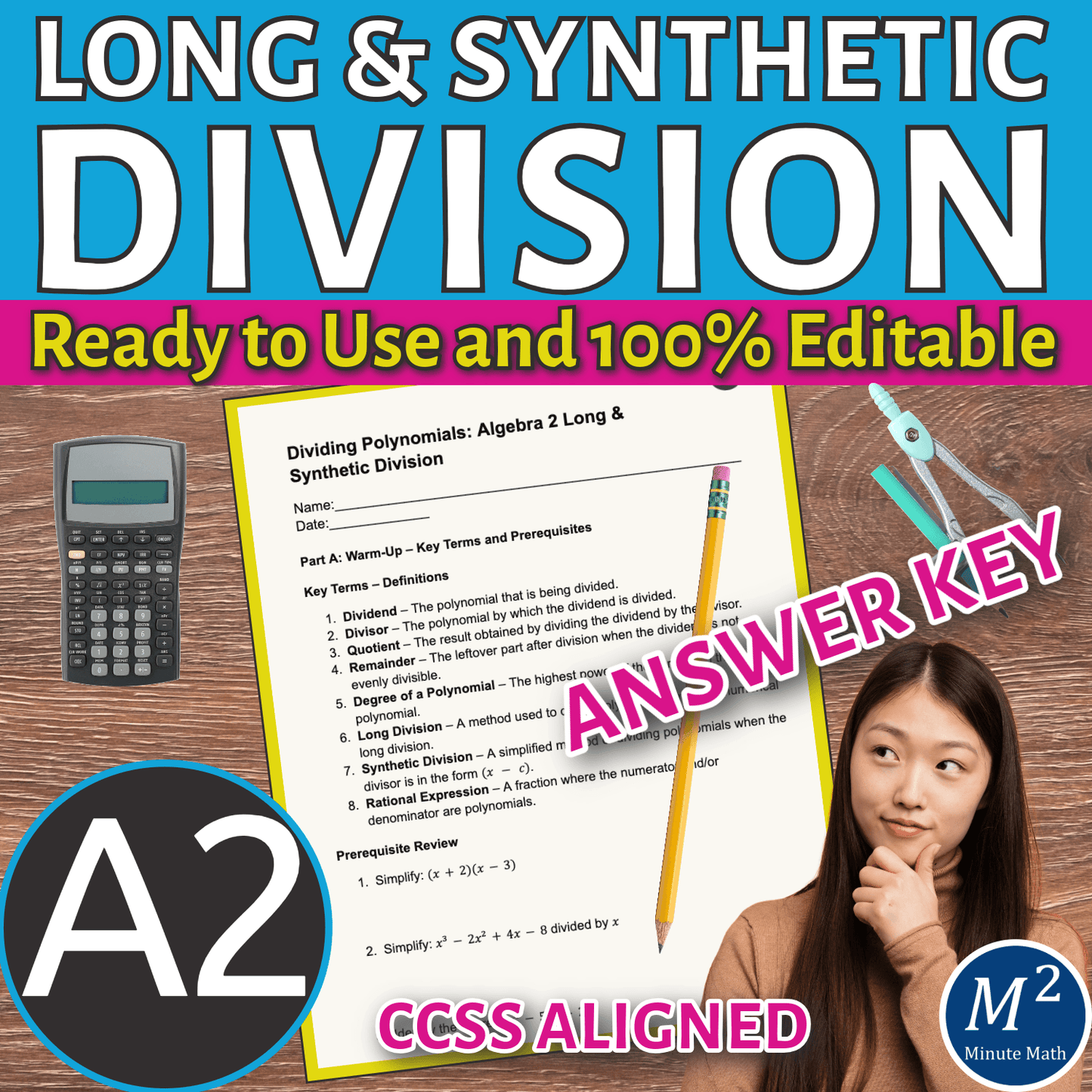 Dividing Polynomials: Algebra 2 Long & Synthetic Division
