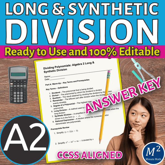 Dividing Polynomials: Algebra 2 Long & Synthetic Division