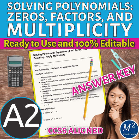 Solving Polynomial Equations | Find Zeros, Use Factoring, Apply Multiplicity