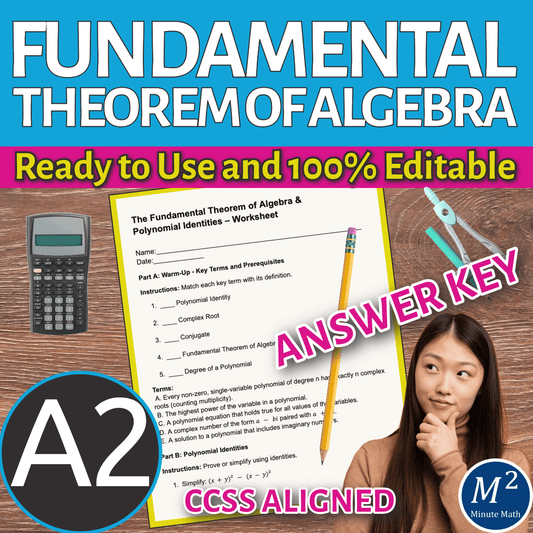 The Fundamental Theorem of Algebra & Polynomial Identities – Worksheet