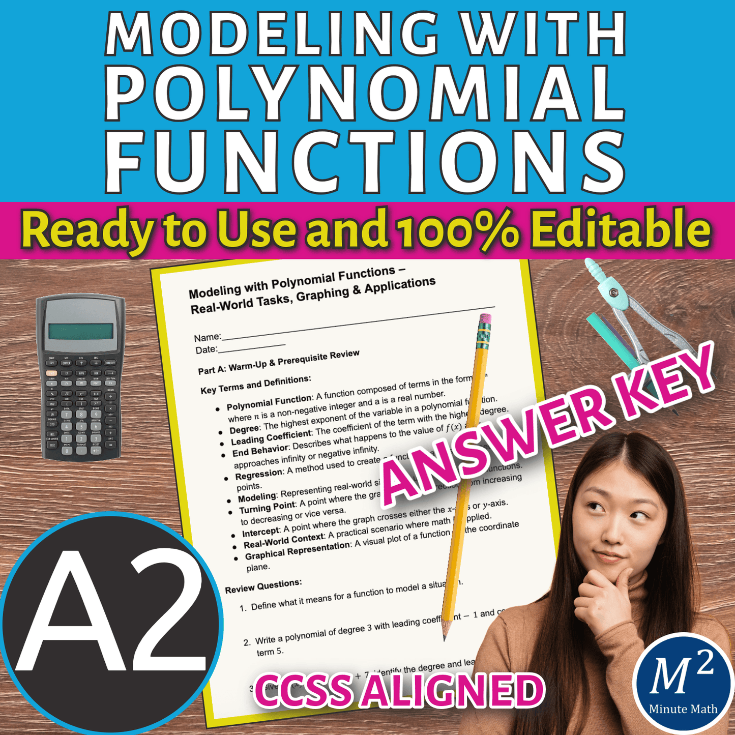 Modeling with Polynomial Functions – Real-World Tasks, Graphing & Applications
