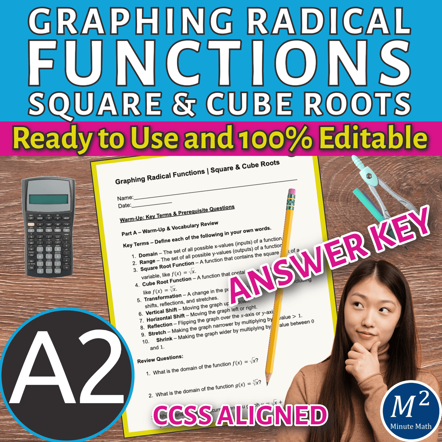 Graphing Radical Functions | Square & Cube Roots