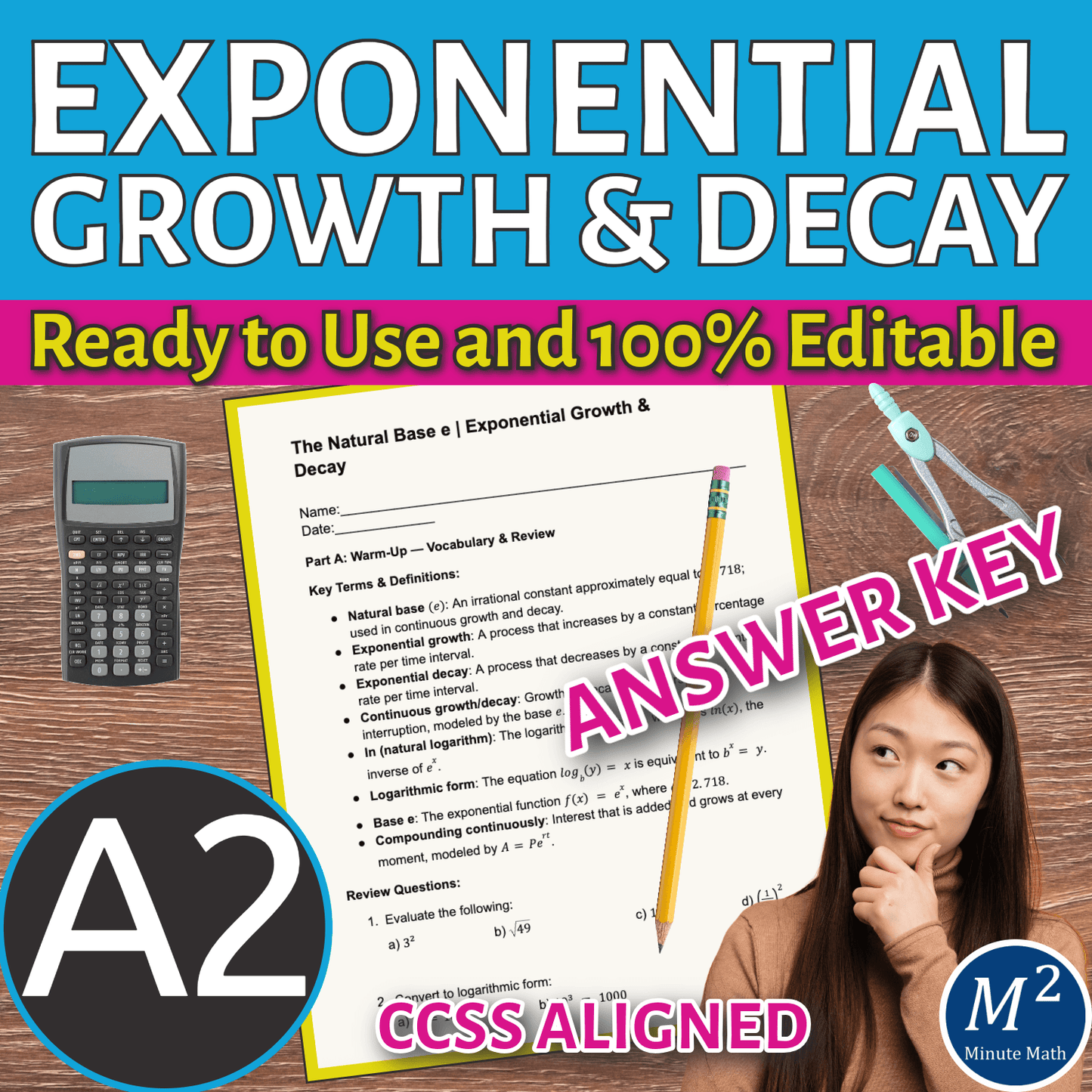The Natural Base e | Exponential Growth & Decay