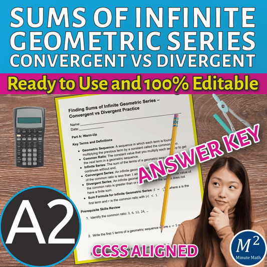 Finding Sums of Infinite Geometric Series – Convergent vs Divergent Practice