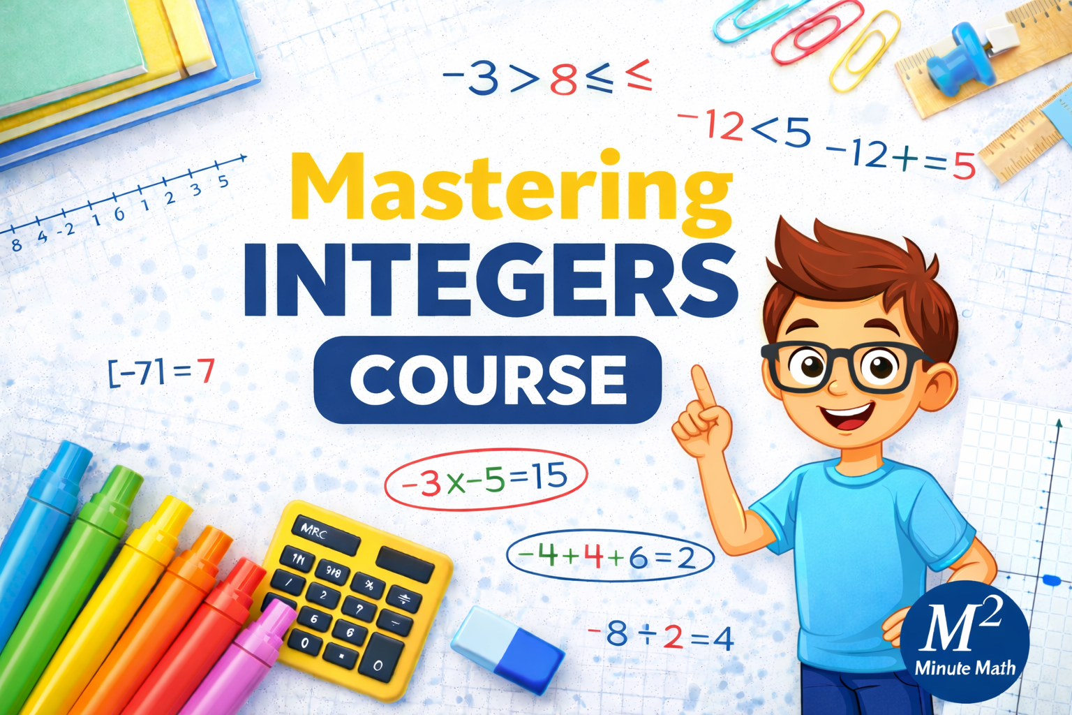 Mastering Integers Math Course – Minute Math