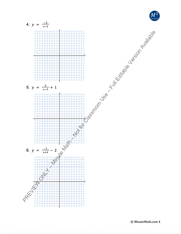 Inverse Variation Algebra 2: Graphing, Applications, and CCSS Practice